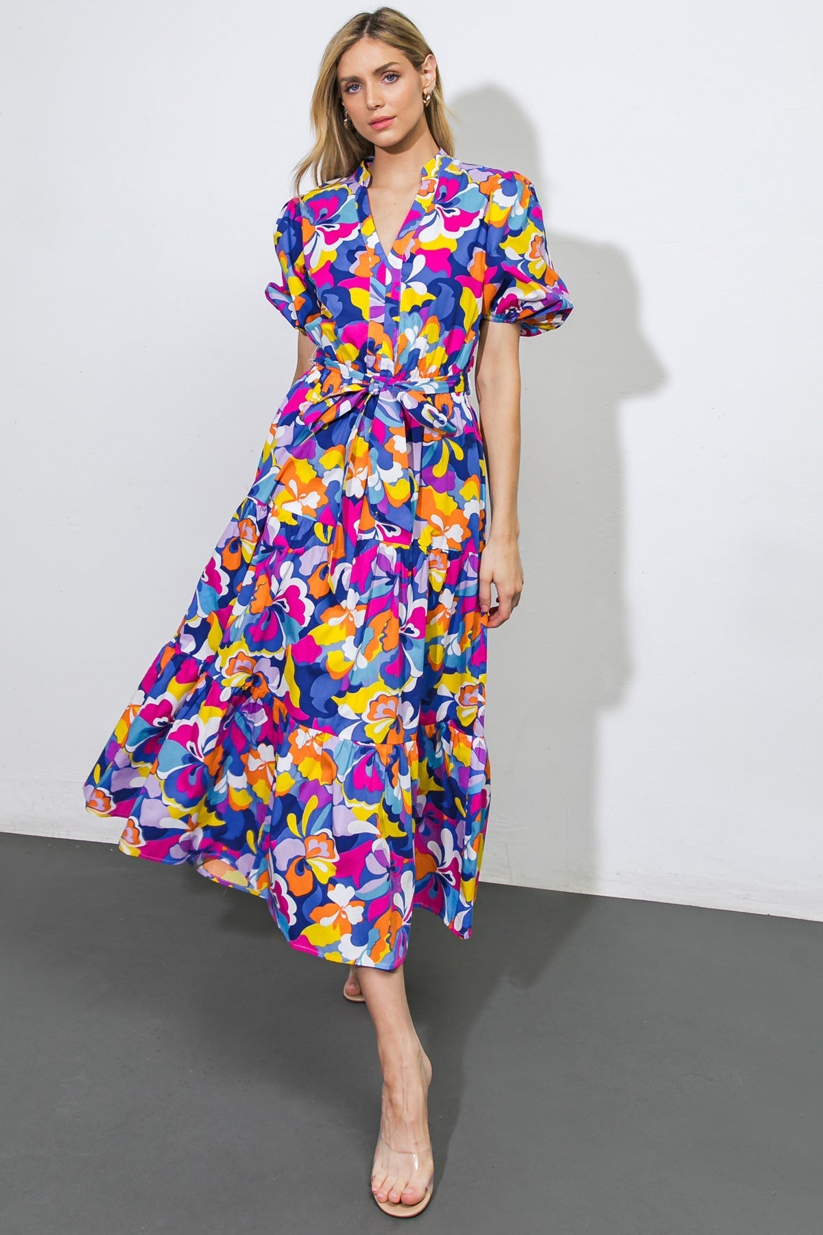 LOVE IN YOUR LIFE POPLIN MIDI DRESS Flying Tomato